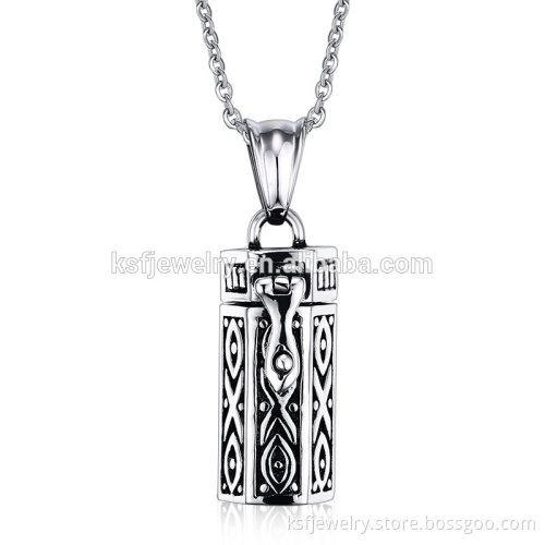 Stainless Steel Aroma Essential Oil Pendant Necklace Wholesale